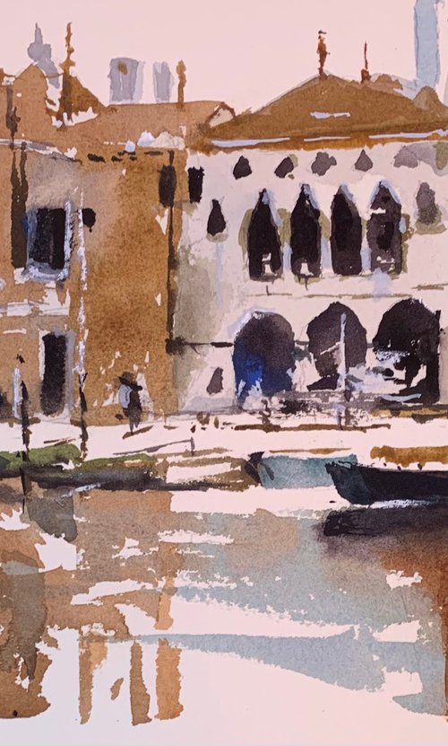 Reflections Venice by Gerry Ludlow