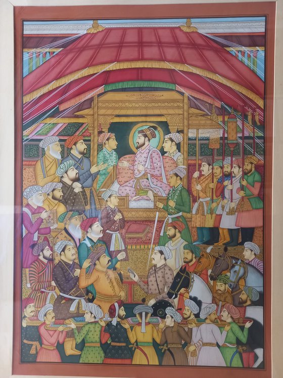 Imperial Mughal Court | Masterpiece 24K Gold