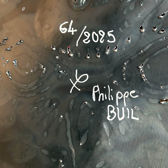 Wall sculpture - Tainbow owl