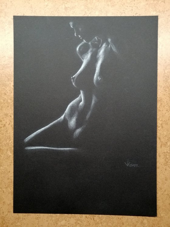 Nude noir #256 (21X29)cm