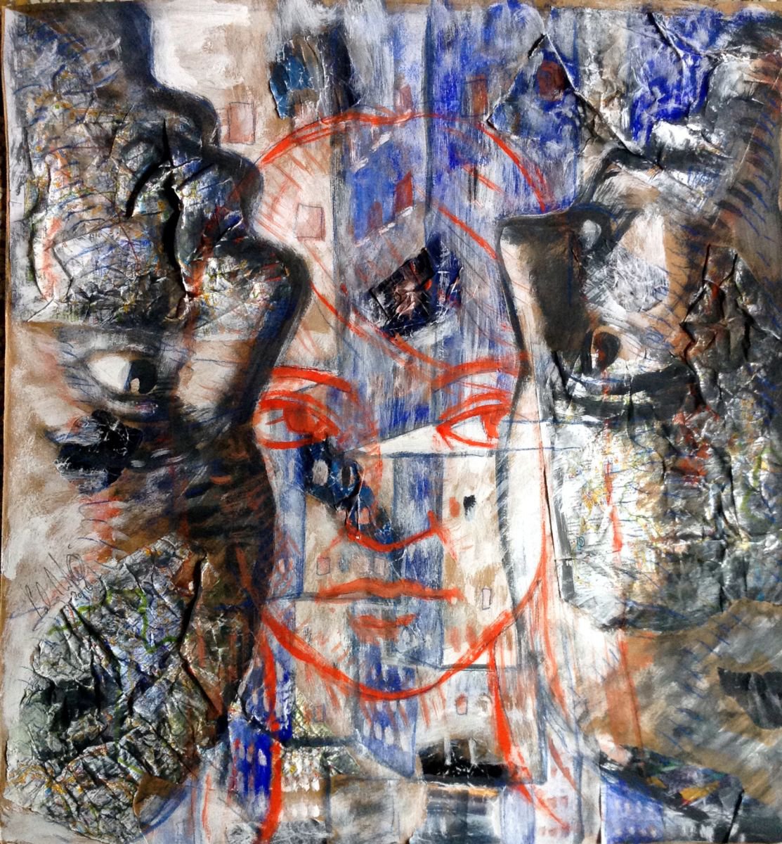 Urban And Pop Painting , I See You By Paolo Beneforti, 21 X 22, Artwork For Sale On Artfinder