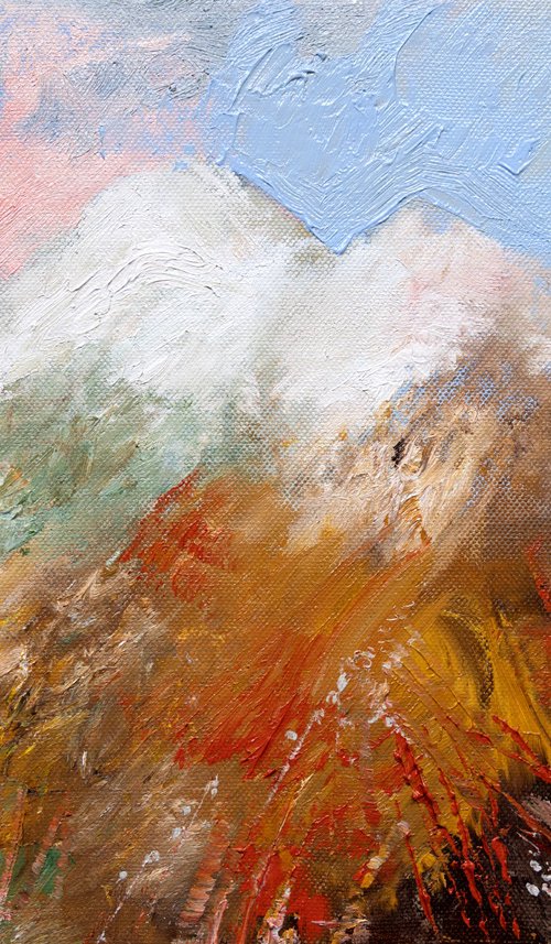 Winter Mountains by Elizabeth Anne Fox