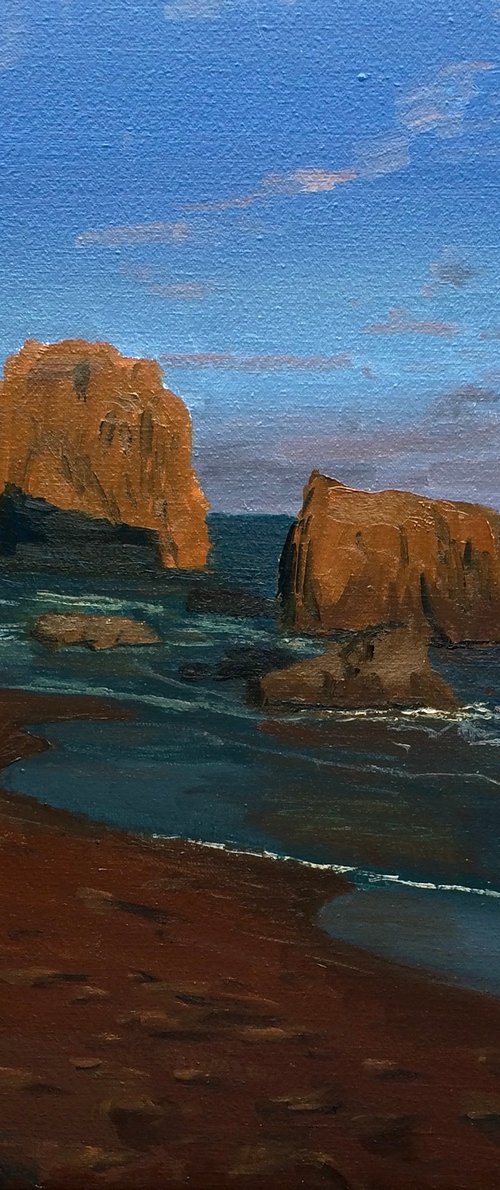 Evening on the shore by Michael Rak