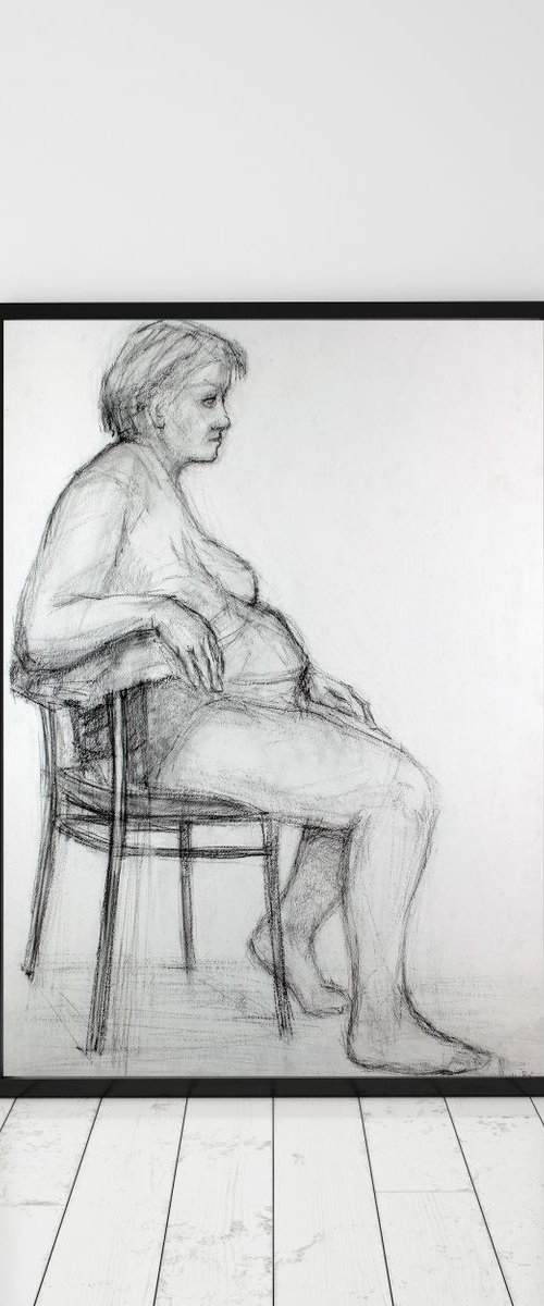 Female Sitting Pose by Pamela Rys