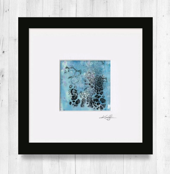 Song Of The Journey Collection 3 - 3 Abstract Paintings in mats by Kathy Morton Stanion