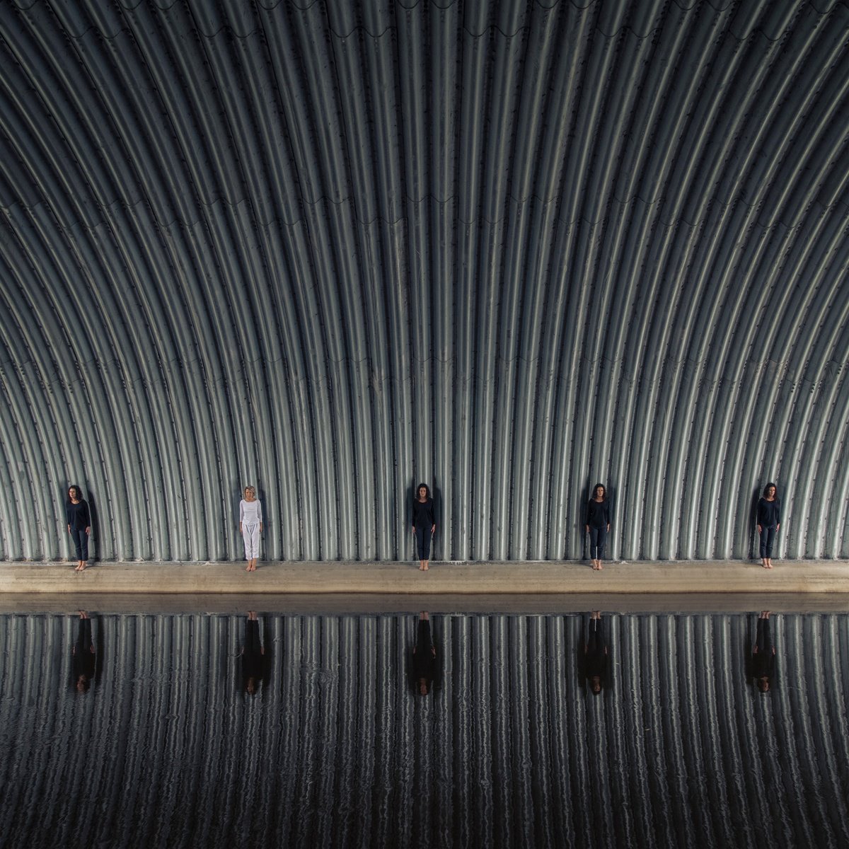 Surrealistic Portrait Photograph By Kachna Lipa, 28 X 28", Pretending, Original Artwork