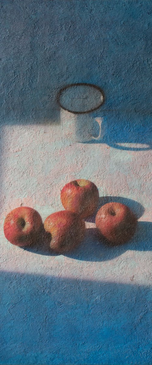 Four Apples and the Mug by Andrejs Ko