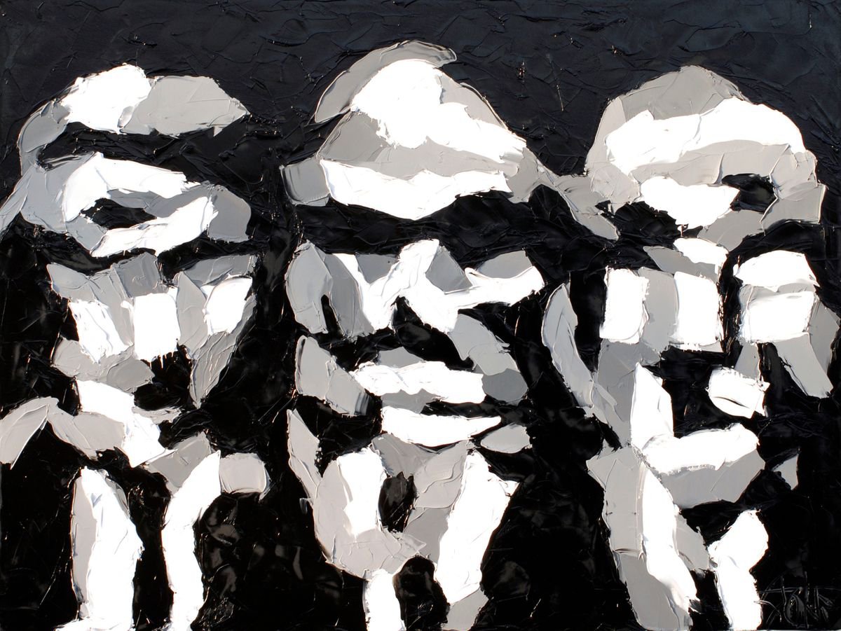 Three Wise Men By Bill Stone, 48 X 36, Artwork For Sale On Artfinder