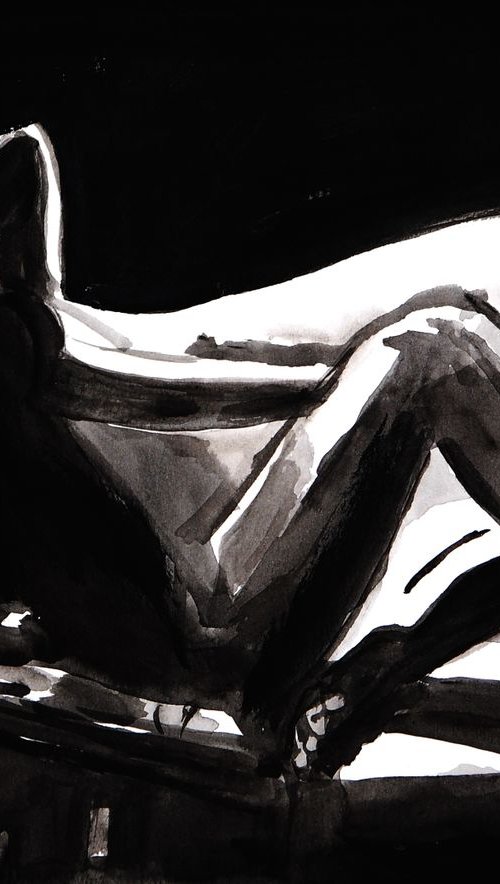 Shadows / 35 X 27 cm by Alexandra Djokic