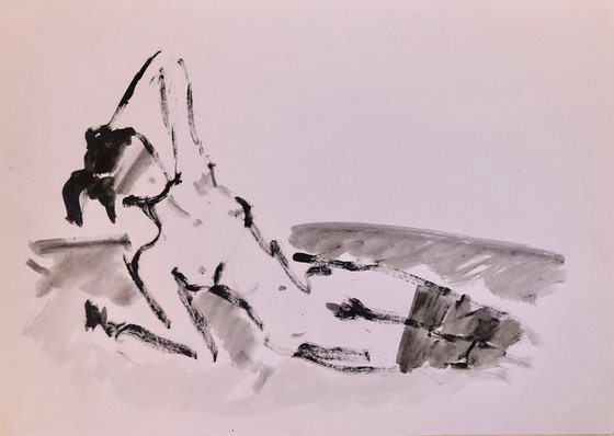 Reclining nude