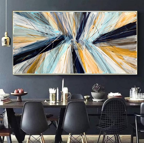 Lightness of blue and ochre