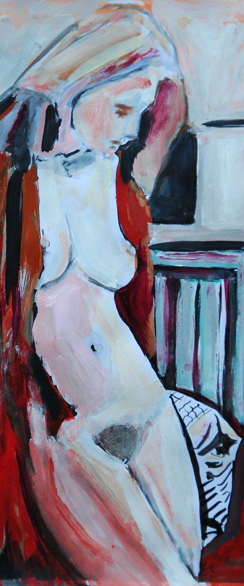 Nude # 349 / 42 x 29.7 cm by Alexandra Djokic