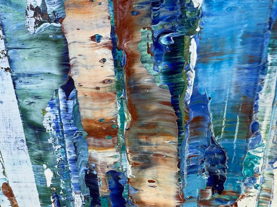 Summer forest at dawn