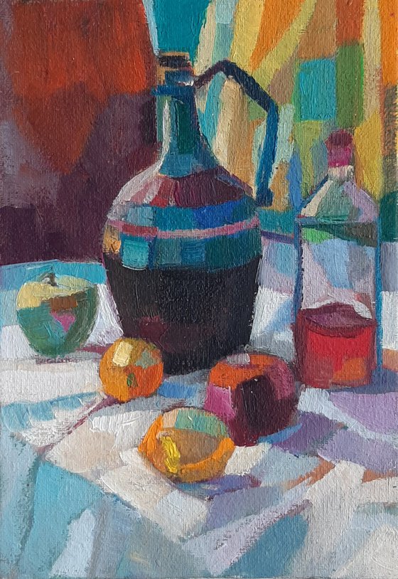 Still life with fruit