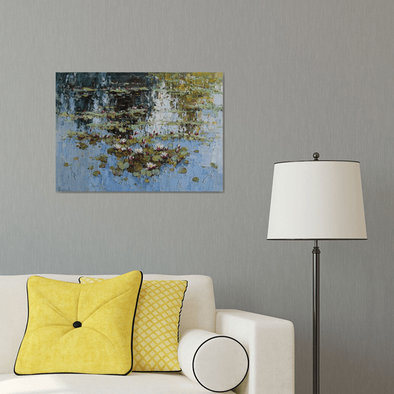 White Water Lilies Pond