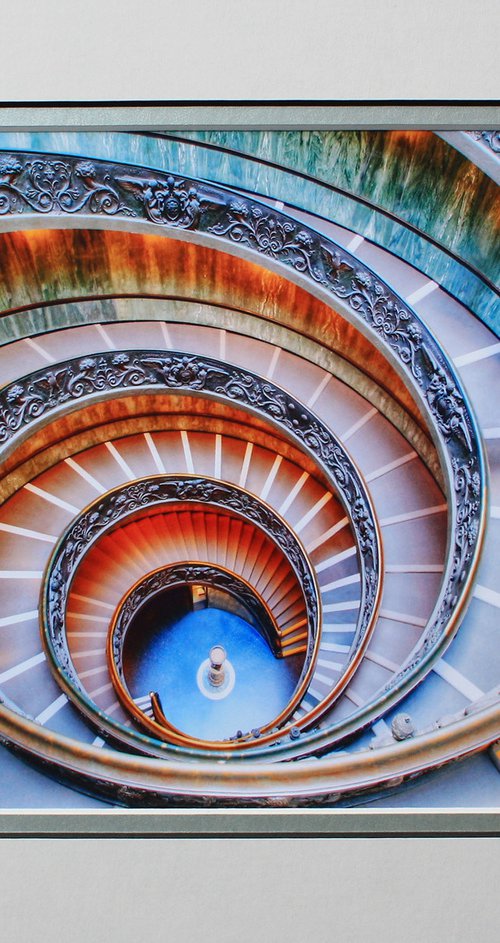 Snail staircase Vatican, Rome, Italy by Robin Clarke