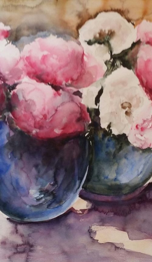 Peonies by Els Driesen