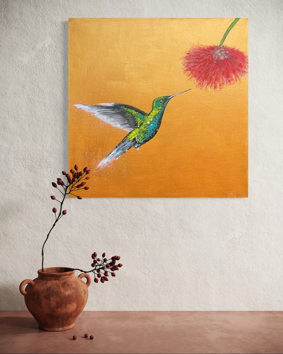 Green Throated Carib