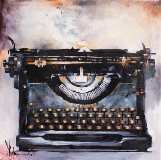 Old typwriter
