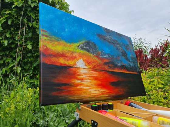 Sunset storm 1