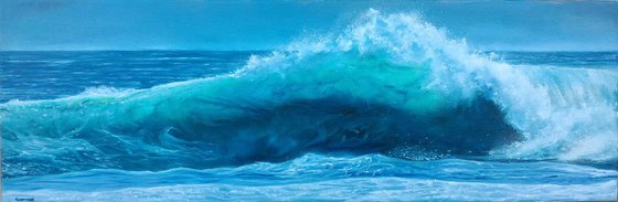 Panoramic #005 - seascape wave