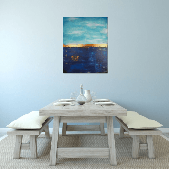 Deep Sea #11 – Bronze in Blue
