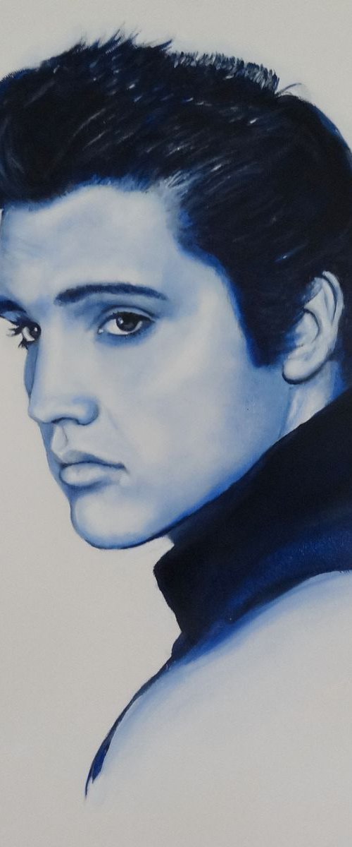 Moody Blue by Mel Davies Original Art