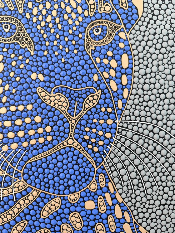 Golden Blue Leopard