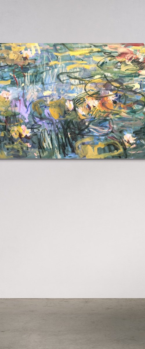 Water lilies. Colours of memories. by Lilia Orlova-Holmes