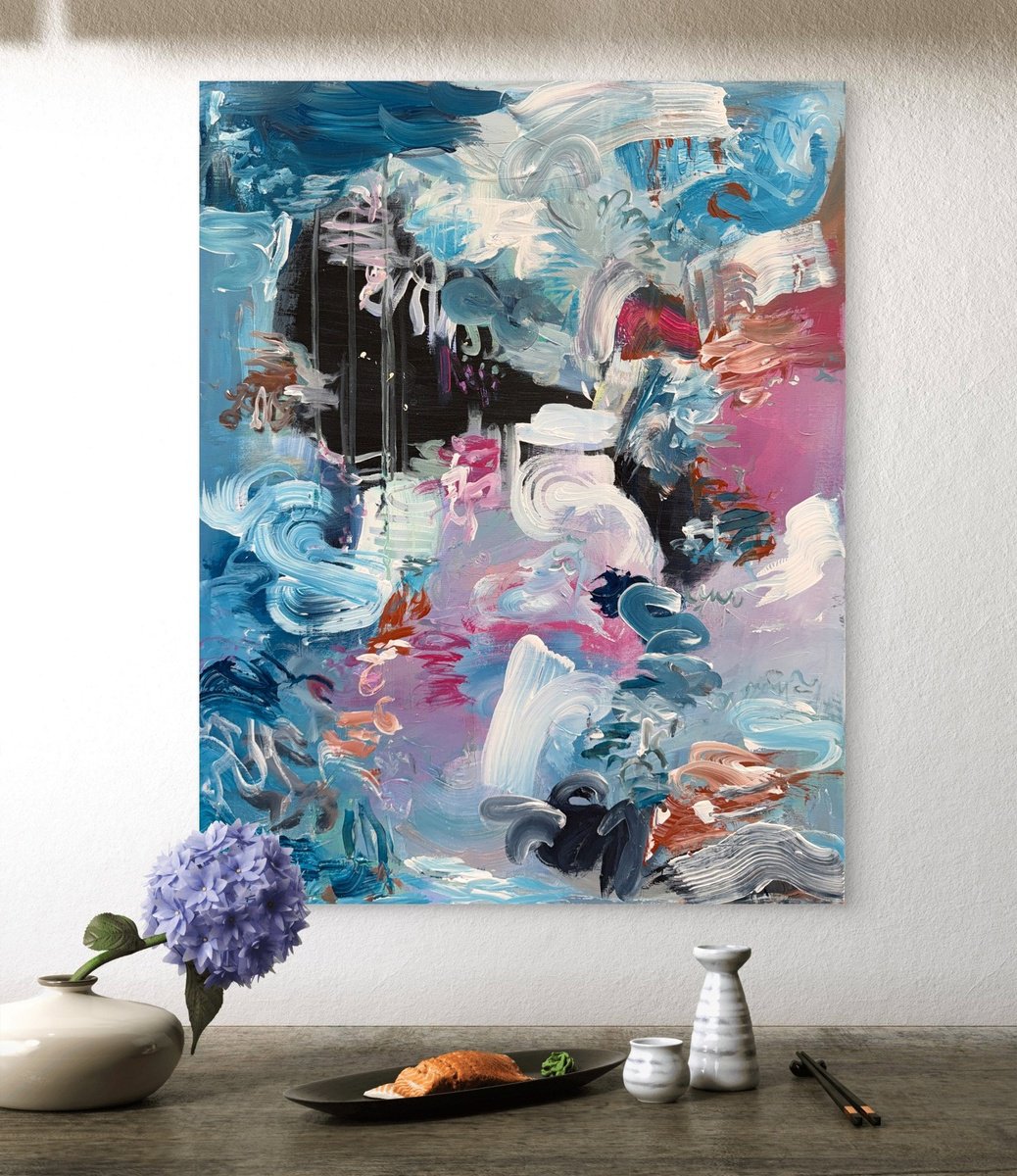 Reef Bloom By Theodor Anghel, 22 X 28, Artwork For Sale On Artfinder