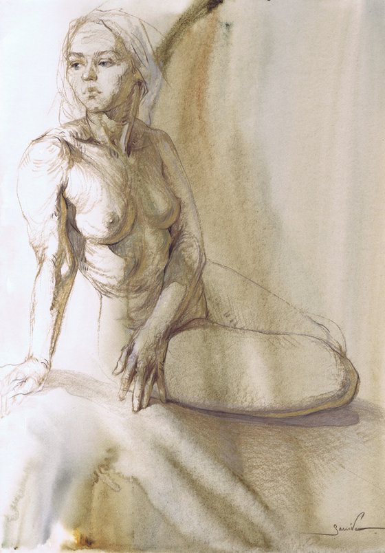 Erotic Art Beautiful nude 1864