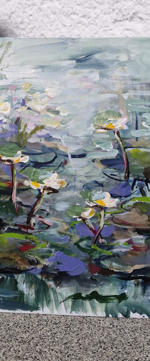 Water lilies 2 by Irina Laube