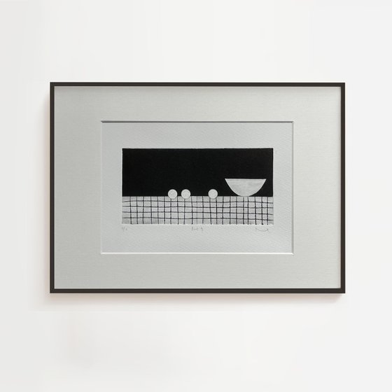 Quiet Interior No.9 drypoint print