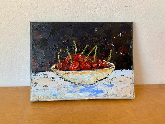 Still Life with Cherries