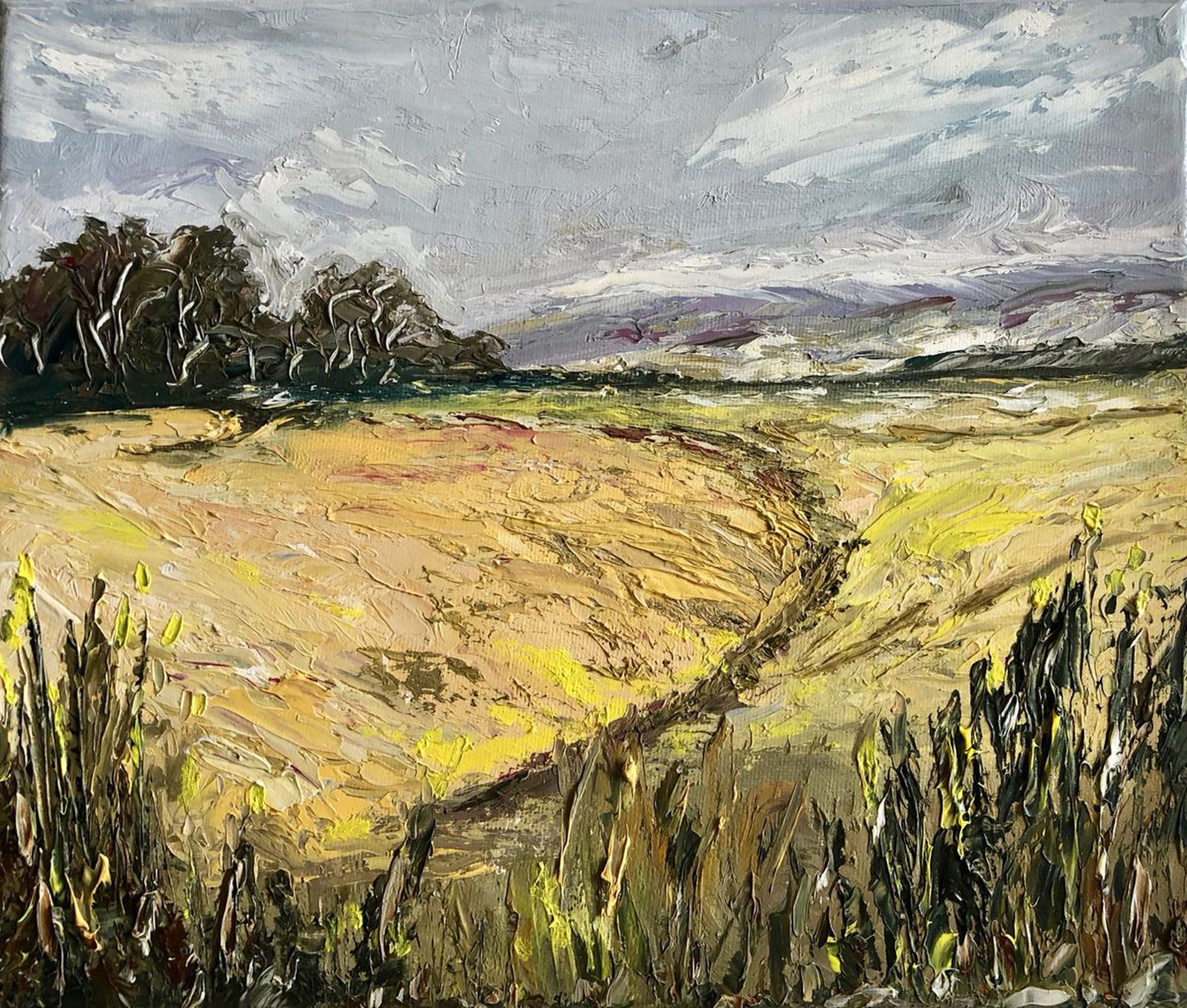 Path Through The Corn Field By Marja Brown Artfinder