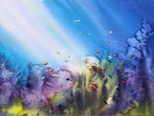 Undersea world #3 by Eugenia Gorbacheva