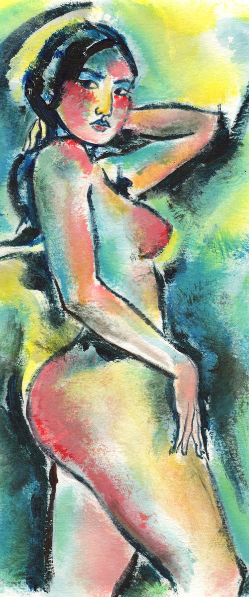 Colorful Nudes series no. 66 by Daniel Petrov