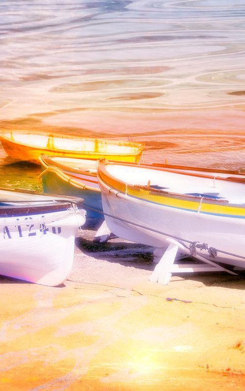 Capri Fishing Boats 2 by Mary Mansey