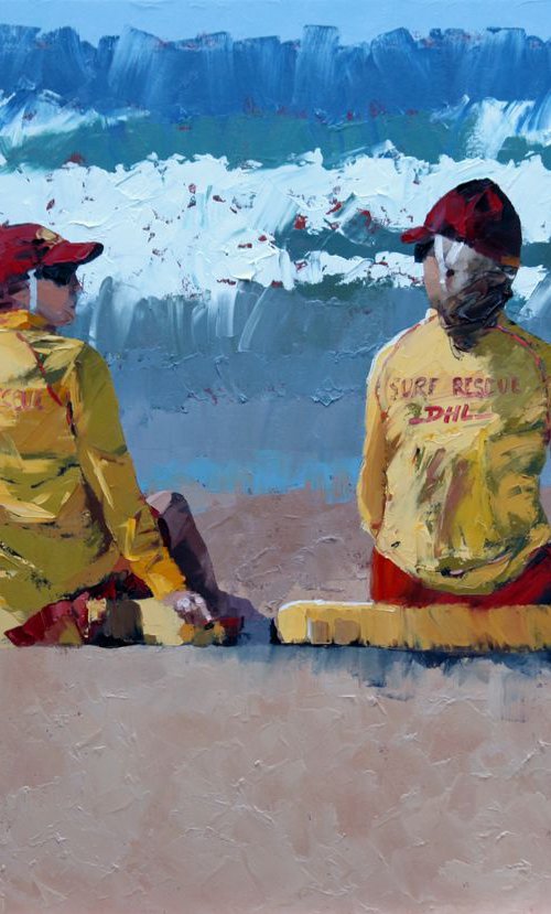 Two Lifeguards III by Claire McCall