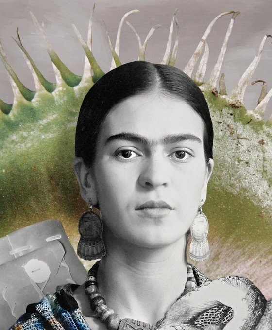 Portrait of Frida Kahlo (No:1)