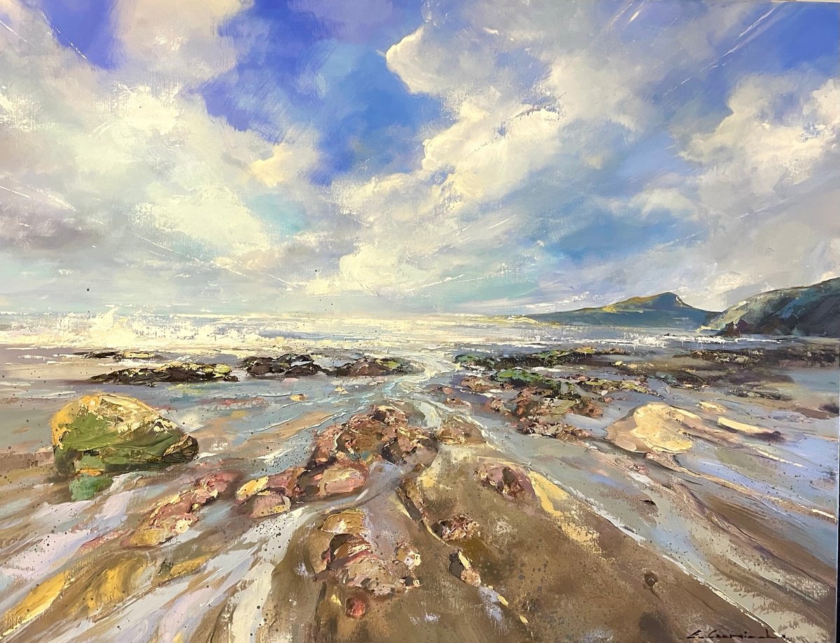 Ocean Waves By Ewa Czarniecka, 40 X 32, Artwork For Sale On Artfinder