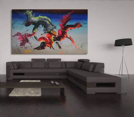 CANVAS ONLY -- Riders Of The Apocalypse (Spirits Of Skies 240024) (200x120cm) XXXL