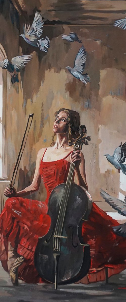 Interrupted music lesson XVII by Janusz Orzechowski