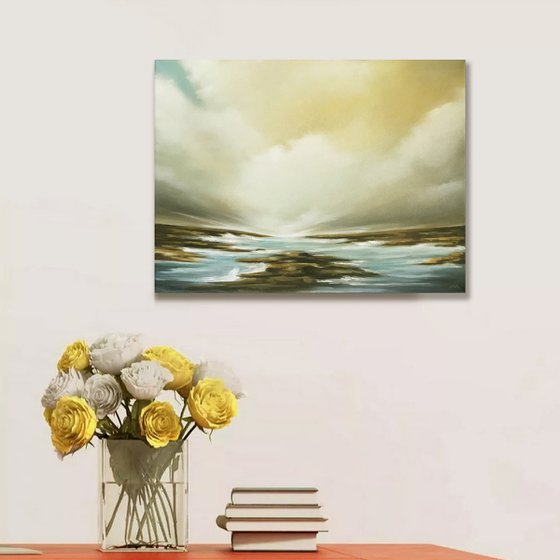 Storm Fall - Original |Seascape Oil Painting on Stretched Canvas