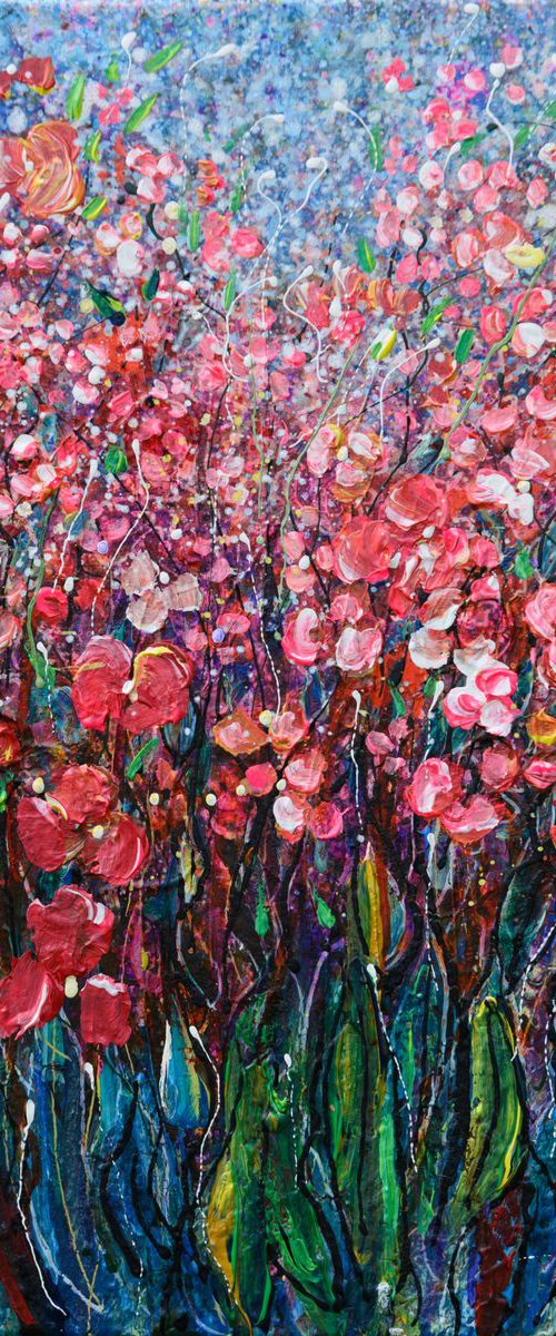 Happiness in Bloom  by OLena Art by Lena Owens at OLena Art