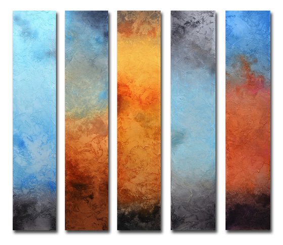 Pillars of colors - Landscapes