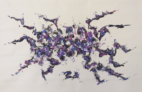 Purple Octopus by M.Y.