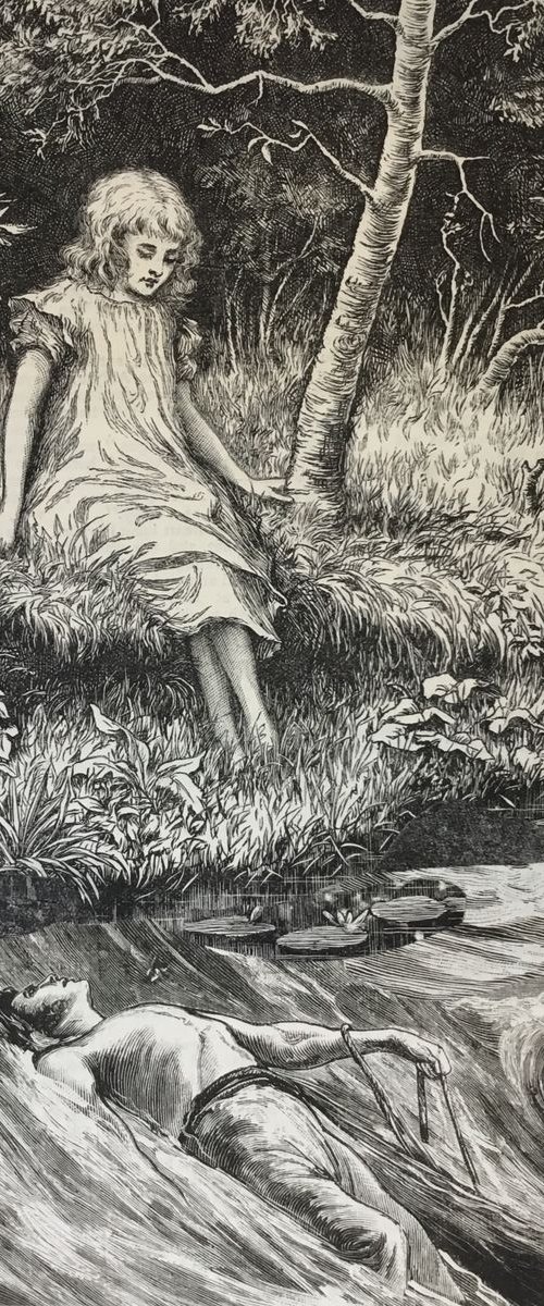 A Grassy Bank by Tudor Evans