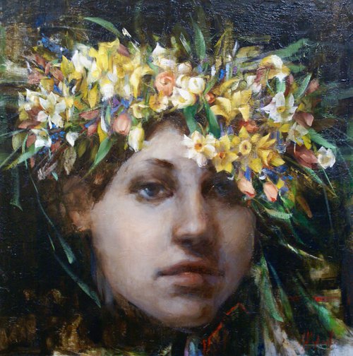 Spring Girl by Elena Mashajeva-Agraphiotis