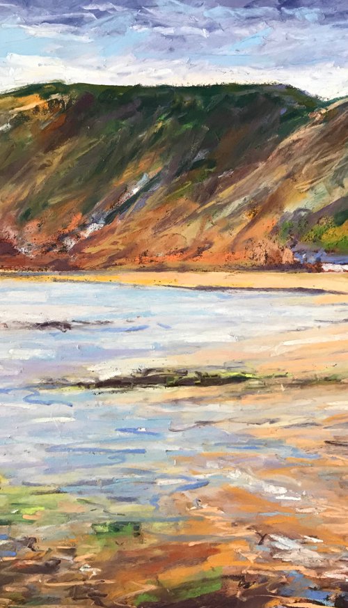 Clearing Sky Over Quiet Water by Andrew Moodie